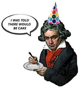 HAPPY 243RD BIRTHDAY LUDWIG VAN BEETHOVEN! | Beethoven with Cake