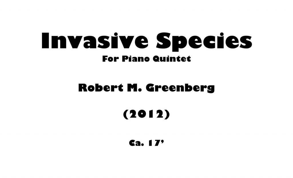 Invasive Species