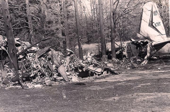 Rick Nelson’s Douglas DC-3C airplane (after the wreck)