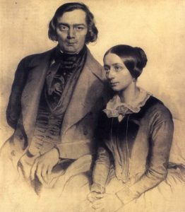 Robert and Clara Schumann in 1847