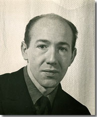 Composer David Diamond ca 1945