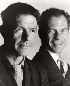 John Cage and Merce Cunningham circa 1955