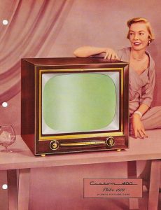 Philco “Custom 400” television set, 1955