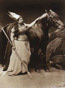 Amelie Materna as Brünnhilde in 1876