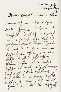 Beethoven’s so-called “Immortal Beloved” letter