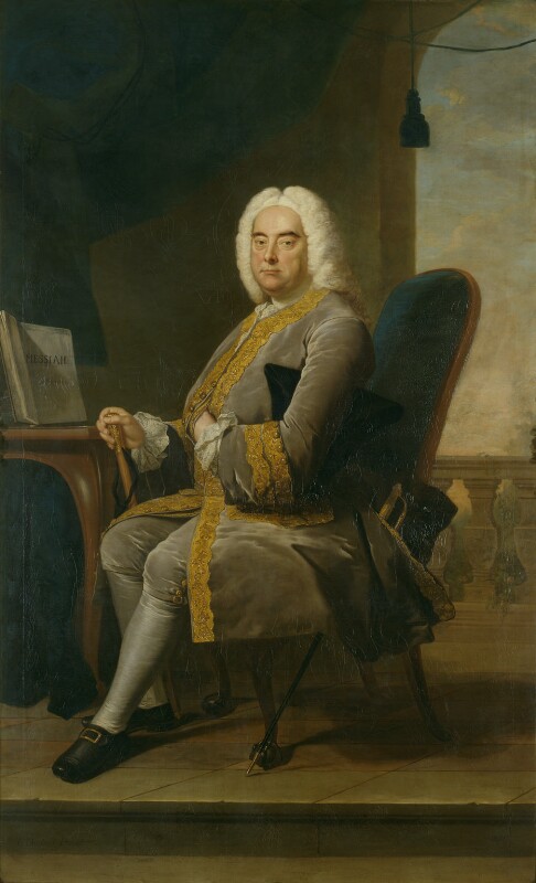 George Frederick Handel in 1756, painted by Thomas Hudson