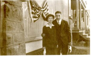 Bessie Hurwitz Greenberg and Sidney Greenberg, New York, ca. 1916, the year of their marriage