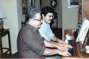 Robert Greenberg and Father playing four-hands in 1978