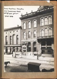 Tony Pastor’s Theater in the Bowery at 14th Street in 1898