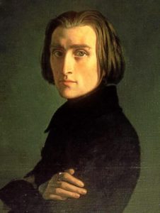 Franz Liszt (1811-1886) in 1839, by Henri Lehmann