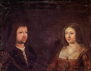 Wedding portrait of Ferdinand II and Isabella I, circa 1469