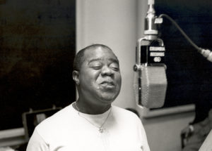 Armstrong wearing his Star of David, circa 1955