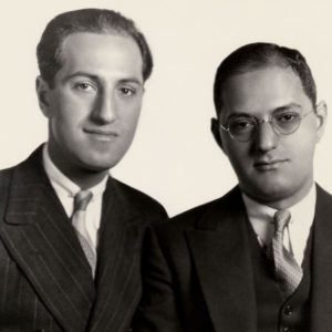 George (1898-1937) and Ira Gershwin (1896-1983), circa 1930