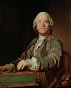 Christoph Willibald Gluck at the clavichord, painted in 1775