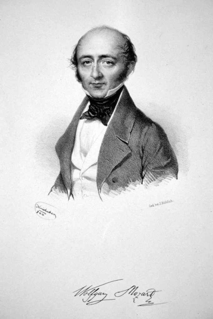 Franz Xaver Mozart (1791-1844), in 1844 not long before his death