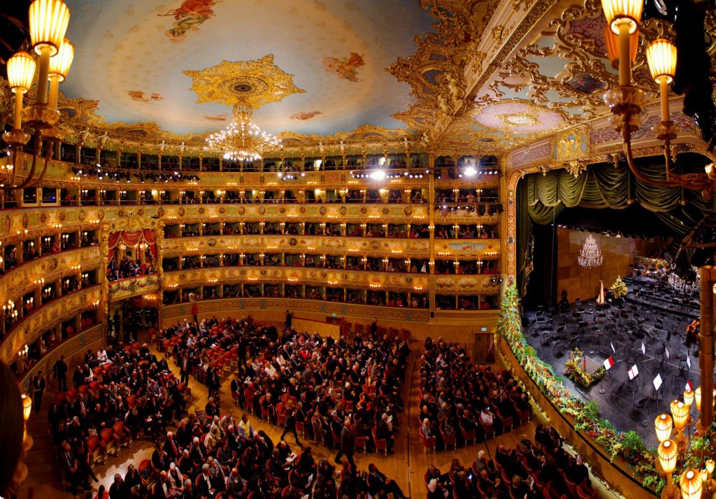 The interior of the Teatro la Fenice in 2015