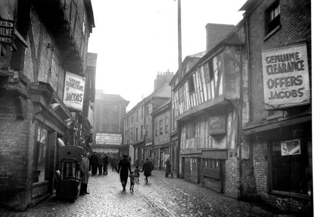 Coventry, the historic central district circa 1930