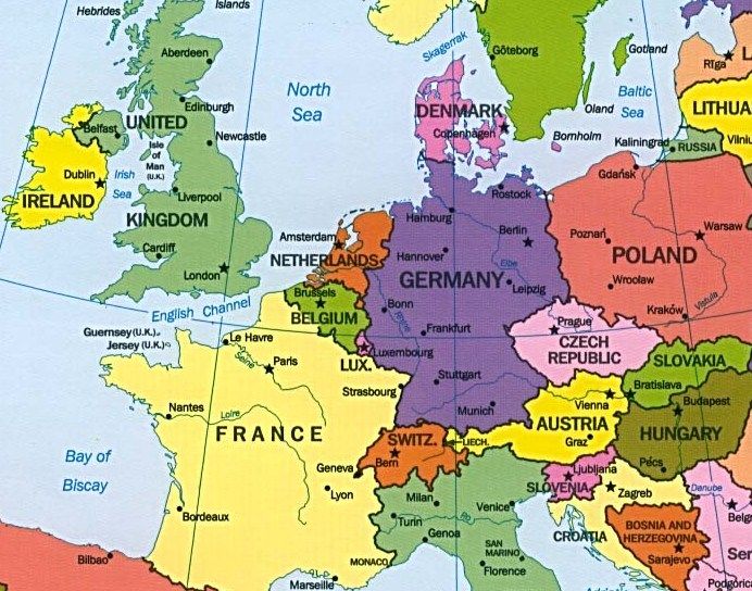 Map of Europe