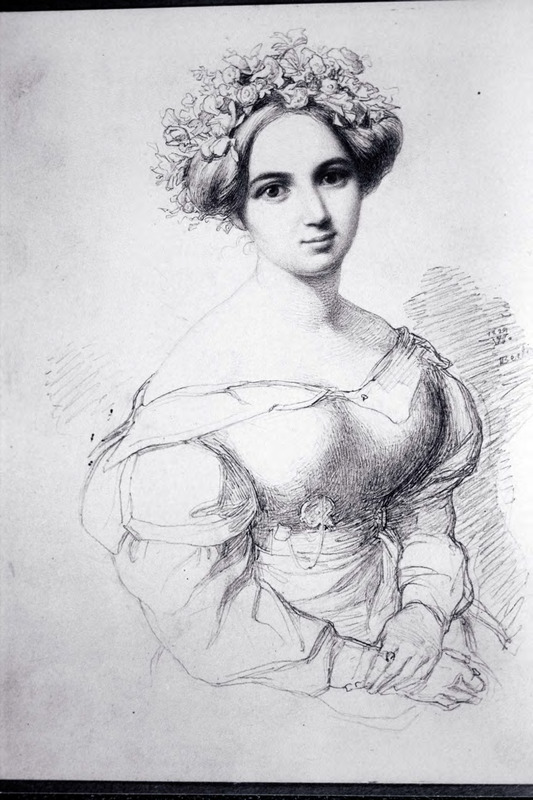 Fanny Mendelssohn-Hensel (1805-1847) in 1829