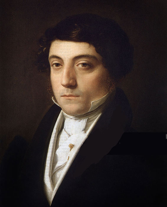 Gioachino Antonio Rossini (1792-1868) in 1815 by Vicenzo Camuccini