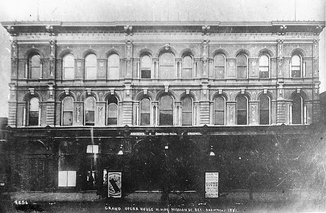 Grand Opera House (originally “Wade’s Opera House”), San Francisco, in 1881