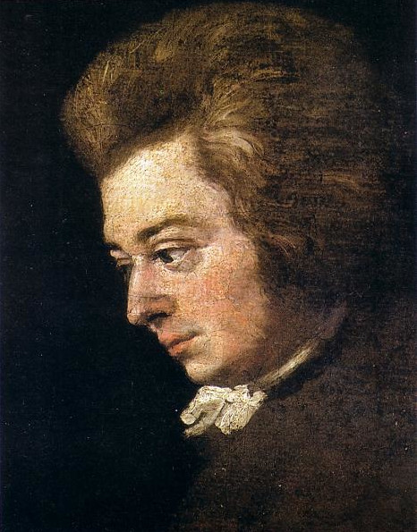 Wolfgang Mozart (1756-1791) in 1783, by Joseph Lange