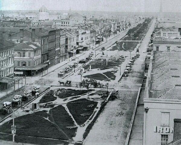 Canal Street, New Orleans, circa 1850