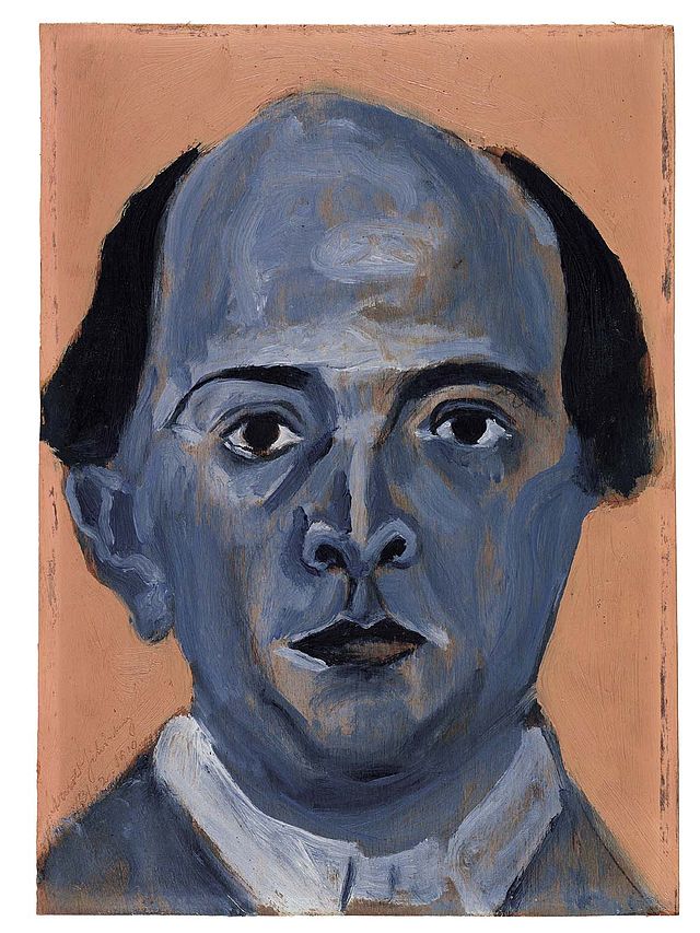 Arnold Schoenberg, self-portrait, 1910