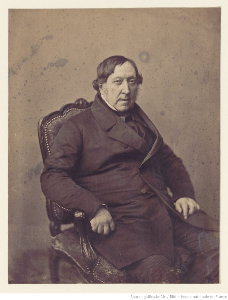 Gioachino Antonio Rossini (1792-1868)” circa 1856